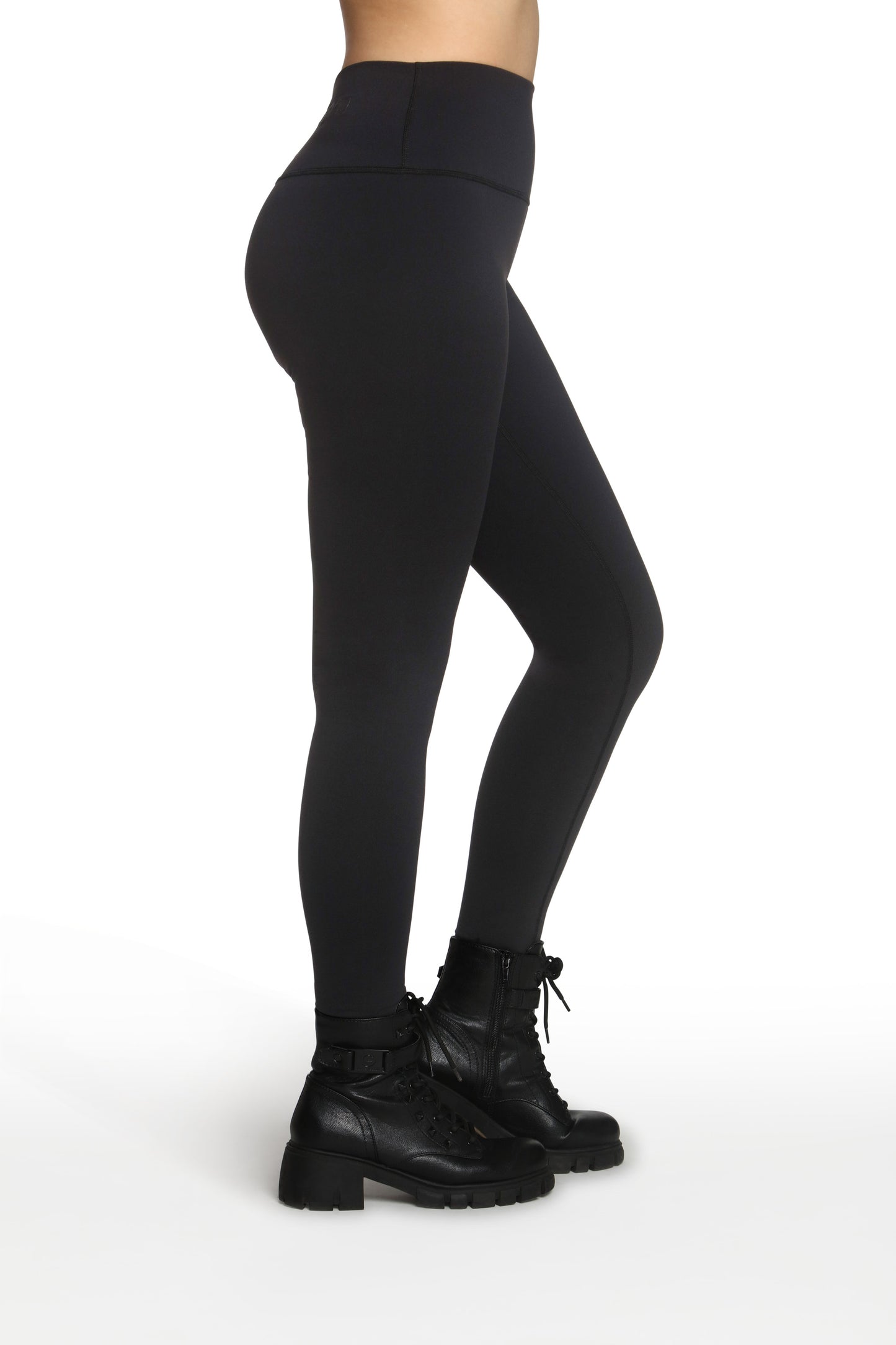 Sparta Leggings - Black Metallic Embroidery