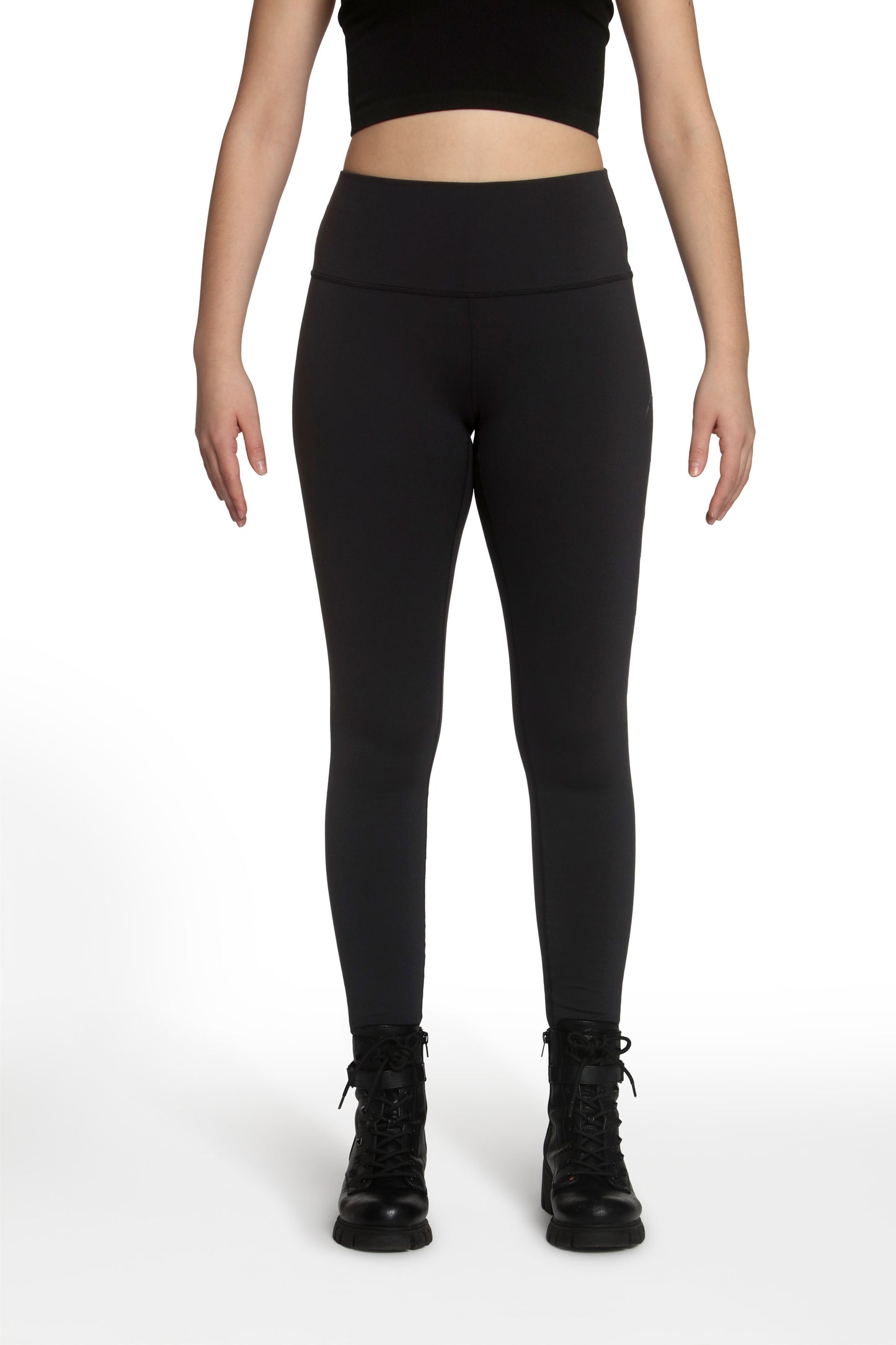 Astra Leggings - Metallic Gray Embroidery